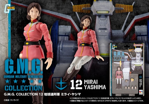 G.M.G.系列收藏 12 机动战士高达 地球联邦军 米莱·八岛