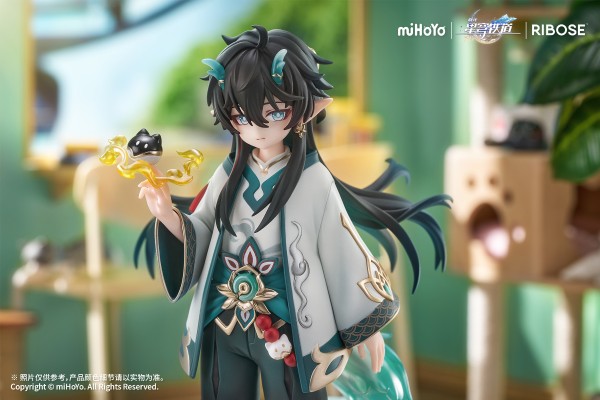 RISE UP+系列 崩坏：星穹铁道 小不点猫猫系列手办 丹恒·饮月