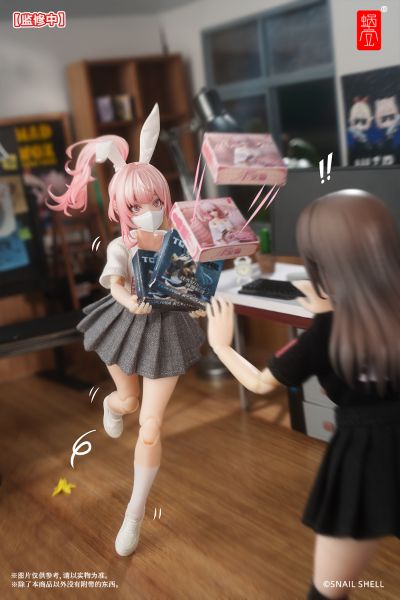 蜗之壳员工制服套装（黑/白五件套）