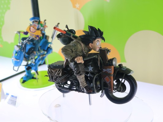 DESKTOP REAL McCOY EX 龙珠Z 孙悟空 与 军用摩托车