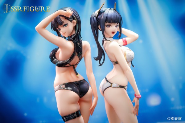 硬式水着女子 绀乃青