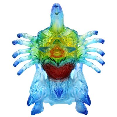 中等尺寸系列 加美拉【第七弹】巨大雷吉翁 微波炮弹发射形态 透明蓝版