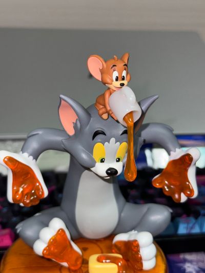 一番赏 猫和老鼠 美味有趣的房子！ A奖 汤姆和杰瑞 薄烤饼手办