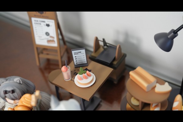 茶会猫系列 喵呜镇 面包店 顾客英短猫