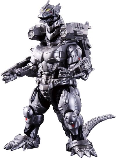 哥斯拉超可动模型 哥斯拉（2003）× 三式机龙〈改〉重武装型 战斗套装