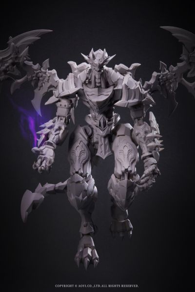 奥多生命体:龙之心系列第二弹 1/12拼装可动模型——「罪斥黑月」