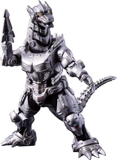 哥斯拉超可动模型 哥斯拉（2003）× 三式机龙〈改〉重武装型 战斗套装