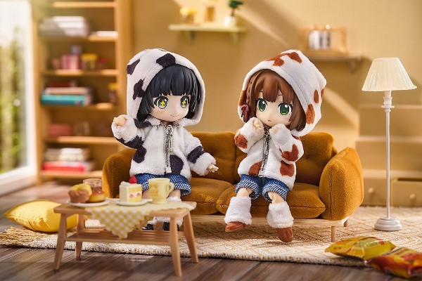 粘土娃 服装套组 动物大衣 牛奶/咖啡牛奶