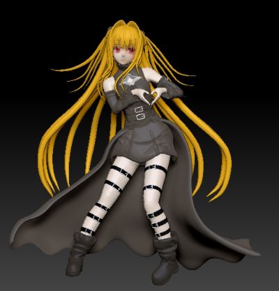 出包王女DARKNESS 「金色暗影」 BLACK TRANS