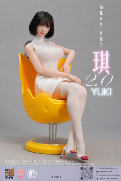 如花瓣般微张的 琪YUKI 2.0 头雕