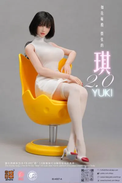 如花瓣般微张的 琪YUKI 2.0 头雕