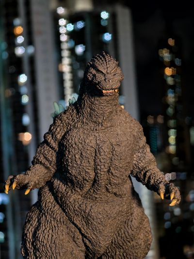 东宝30厘米系列 酒井祐司造型杰作 哥斯拉大战碧奥兰蒂 哥斯拉（1989） 第四种警戒态势 「大阪登陆」闭口版