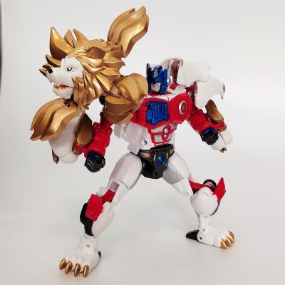 变形金刚40周年纪念款 白狮擎天柱