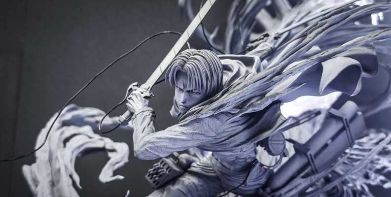 进击的巨人 - 利威尔对阵兽之巨人