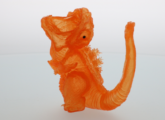 Q版拟真 哥斯拉（2016）三个形态 限定透明套装