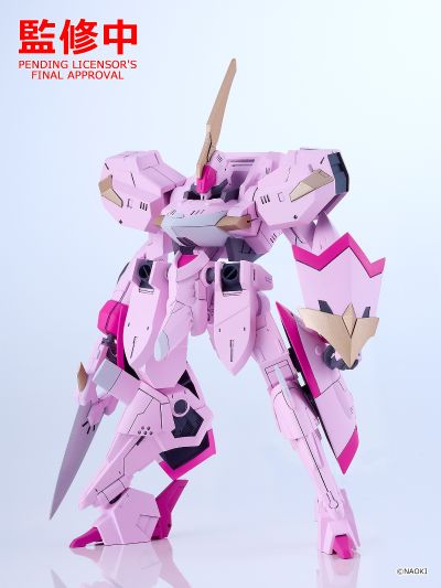 MODEROID TITANOMACHIA SIDE:CC 樱岚（粉红色）／（灰色补土涂装）