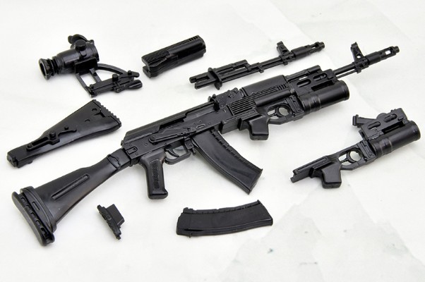 小军械库 LA117 AK74M自动步枪+GP25枪挂式榴弹发射器