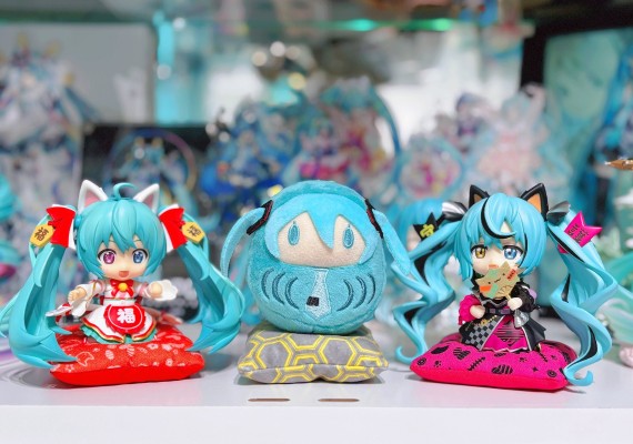 粘土人#2759 初音未来 黑招财未来