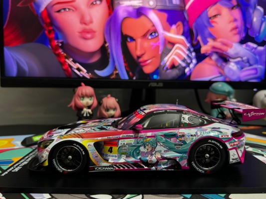 GOODSMILE 初音未来 AMG 2021 SUPER  GT参战100战纪念款 良笑线上限定版