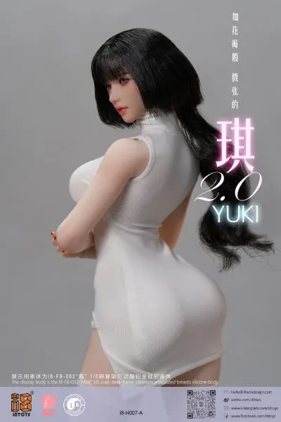 如花瓣般微张的 琪YUKI 2.0 头雕