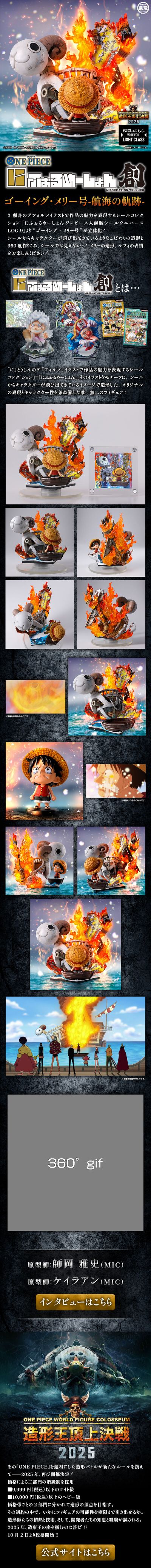 NIFORMATION创 前进梅利号-航海的轨迹-【Premium Bandai限定】