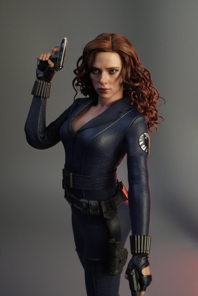 电影杰作系列-《钢铁侠2》黑寡妇 植发版 1/6比例珍藏人偶