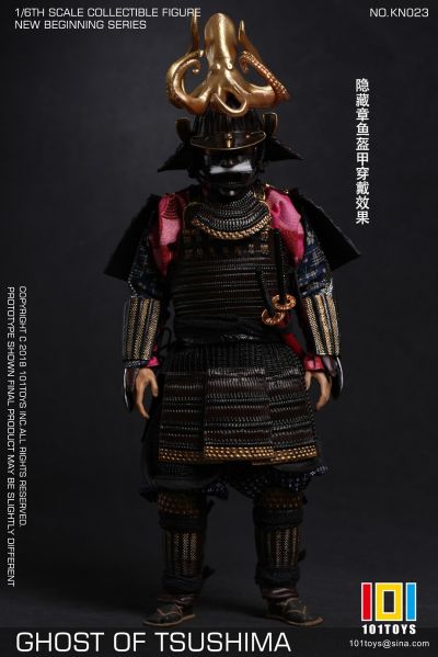 101TOYS 1/6 NO.KN023 新起点系列 GHOST OF TSUSHIMA 武士三人套装