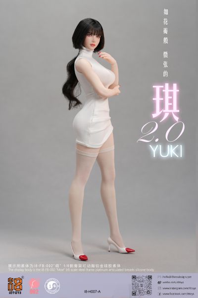 如花瓣般微张的 琪YUKI 2.0 头雕