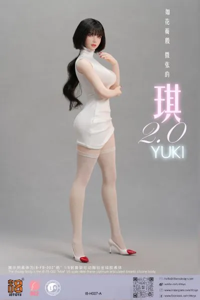 如花瓣般微张的 琪YUKI 2.0 头雕