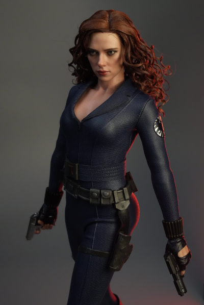 电影杰作系列-《钢铁侠2》黑寡妇 植发版 1/6比例珍藏人偶