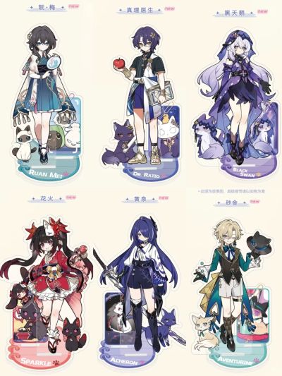 RISE UP+系列 崩坏：星穹铁道 小不点猫猫系列手办 刃