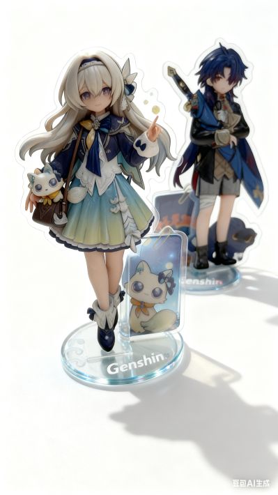 RISE UP+系列 崩坏：星穹铁道 小不点猫猫系列手办 流萤