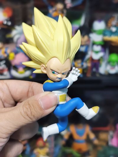 龙珠大魔 超级赛亚人3小贝吉塔 附带背景板的珍藏人偶