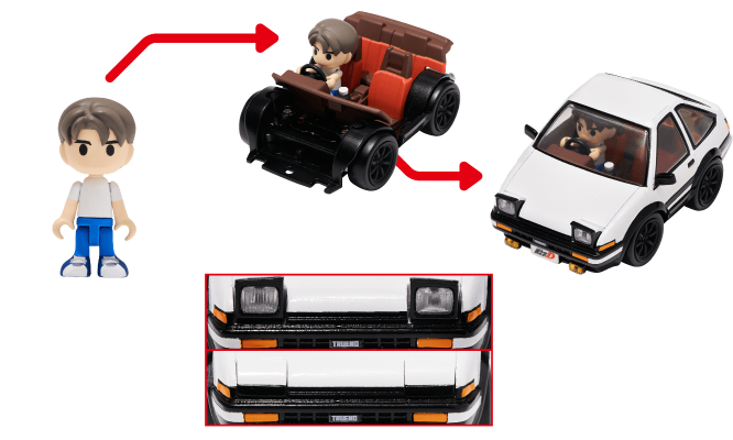 QV-05 头文字D 本田 AE86 TRUENO