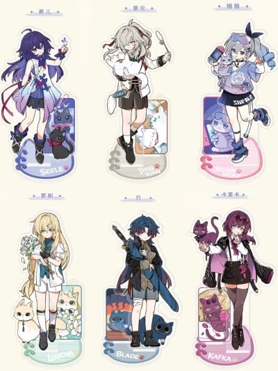 RISE UP+系列 崩坏：星穹铁道 小不点猫猫系列手办 刃