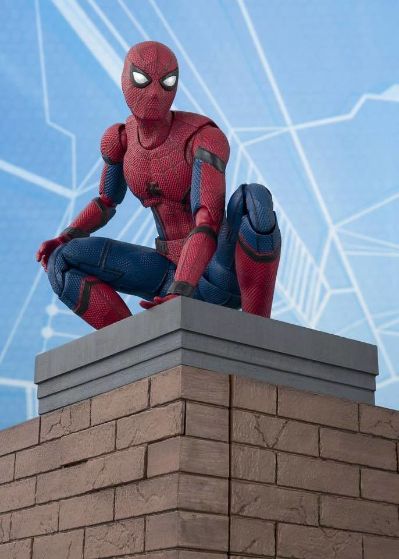 S.H.Figuarts 蜘蛛侠：英雄归来 和魂系列可动支架场景墙