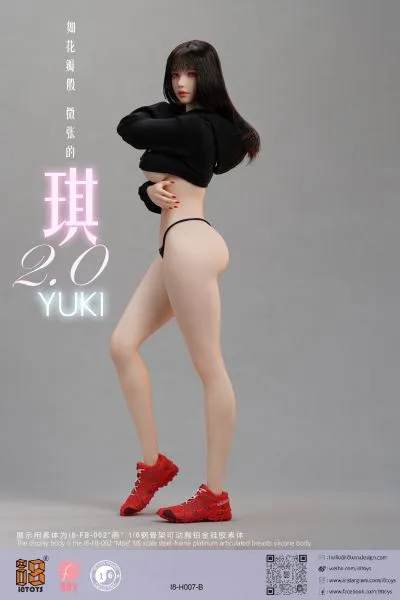 如花瓣般微张的 琪YUKI 2.0 头雕