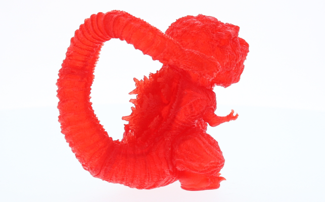 Q版拟真 哥斯拉（2016）三个形态 限定透明套装