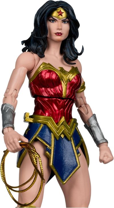 DC多元宇宙正义联盟 神奇女侠对决原子吐息哥斯拉 可动人偶 双人套装