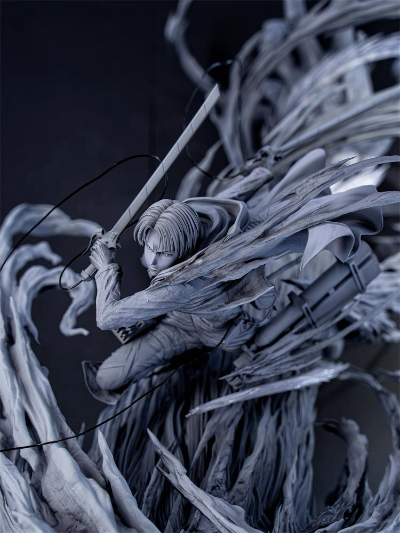 进击的巨人 - 利威尔对阵兽之巨人