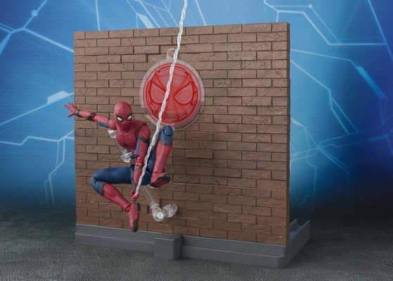 S.H.Figuarts 蜘蛛侠：英雄归来 和魂系列可动支架场景墙
