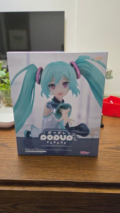 POP UP PARADE 初音未来 就算没有爱只要有你就好 透明色 L尺寸