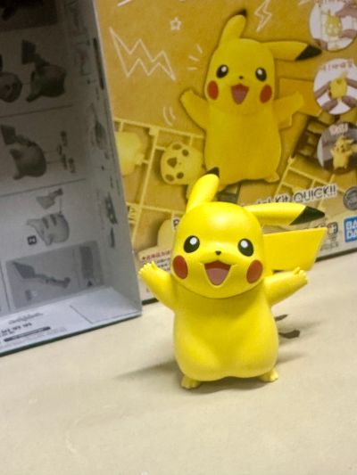 宝可梦拼装模型收藏 快快拼！！01  皮卡丘