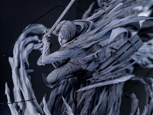 进击的巨人 - 利威尔对阵兽之巨人