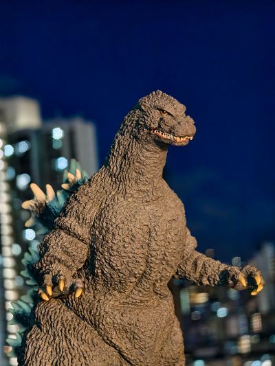 东宝30厘米系列 酒井祐司造型杰作 哥斯拉大战碧奥兰蒂 哥斯拉（1989） 第四种警戒态势 「大阪登陆」闭口版