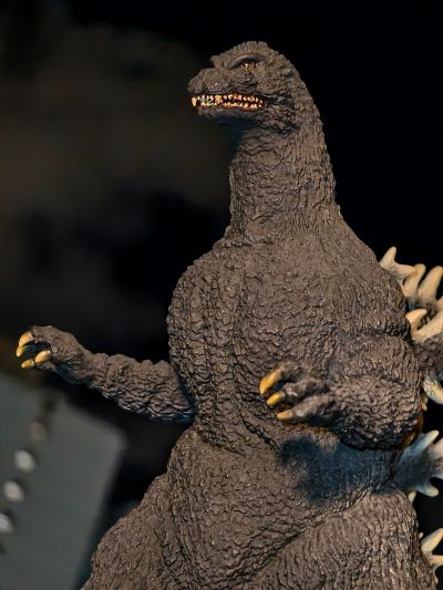 东宝30厘米系列 酒井祐司造型杰作 哥斯拉大战碧奥兰蒂 哥斯拉（1989） 第四种警戒态势 「大阪登陆」闭口版
