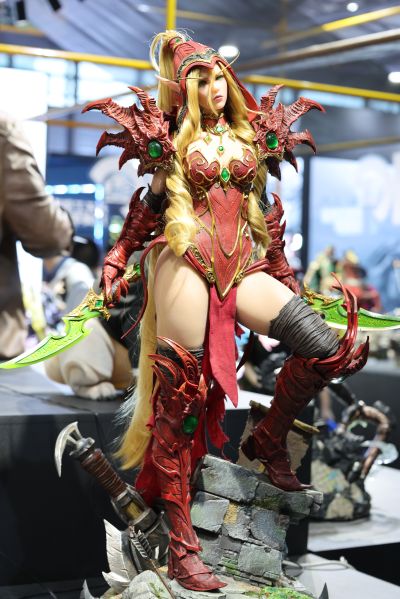 魔兽世界 瓦莉拉 硅胶全身像