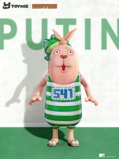 娱乐时间系列 逃亡兔 搪胶摆件 普京