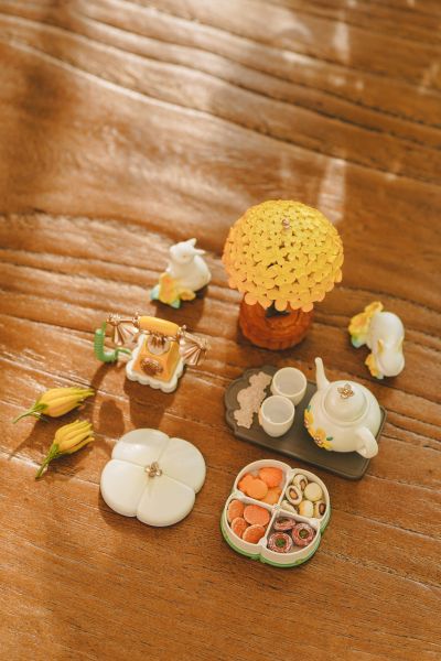 微缩道具 中秋桂兔雅集系列