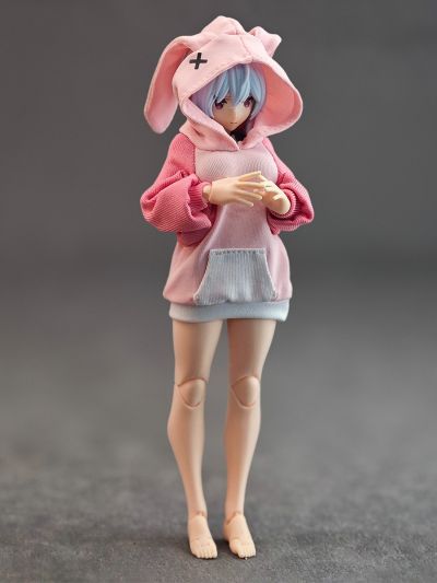 派对动物女孩 家居服 兔子连帽衫